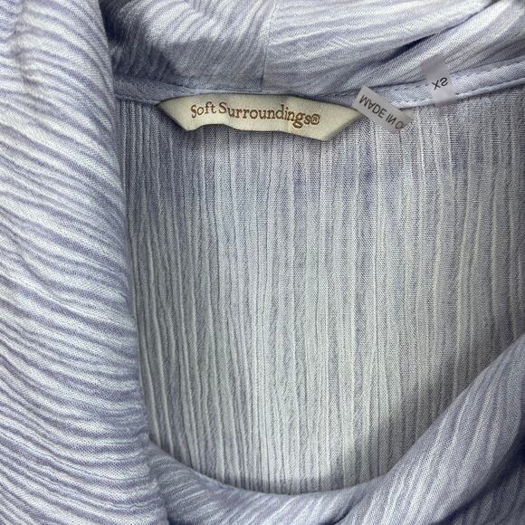 Soft Surroundings Asymmetrical Gauze Tunic Top XS - Picture 3 of 5